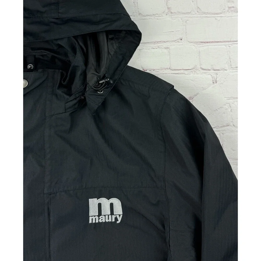 TV Maury Povich Show Black Jacket - RARE Crew gift - Adult Size Large L Maury